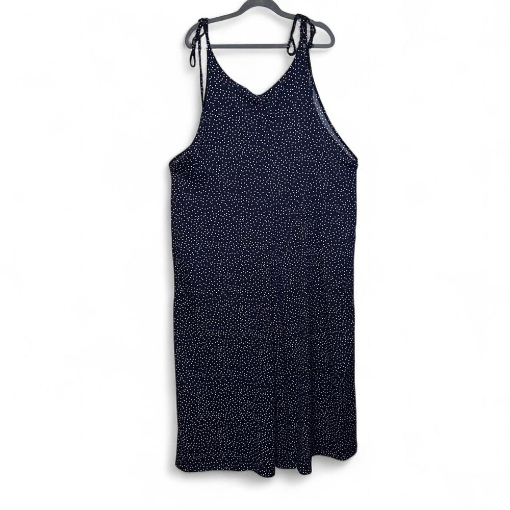 Shein Curve Navy Blue  White Polka Dot Onesie Romper One Piece